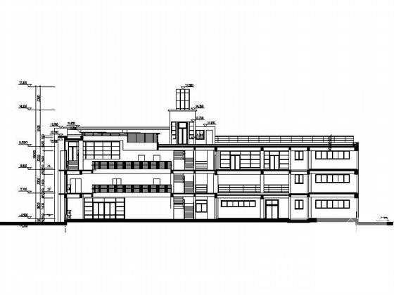 3层现代风格幼儿园建筑设计CAD施工图纸 - 2