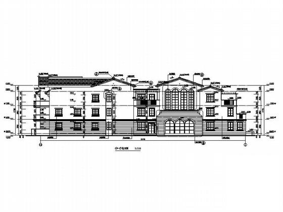 欧式风格3层幼儿园建筑设计CAD施工图纸 - 2