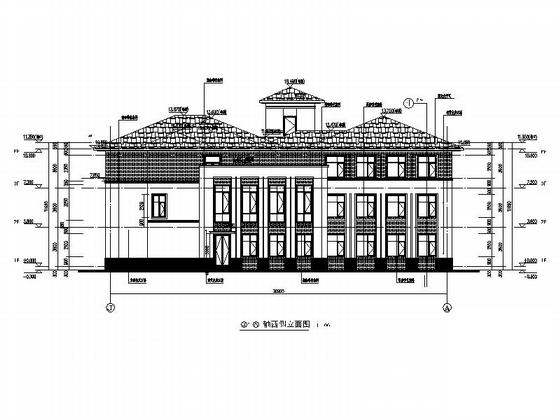 3层框架结构坡屋顶市级幼儿园改建CAD施工图纸 - 4