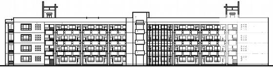 4层大学教学楼建筑CAD施工图纸(钢筋混凝土结构) - 1
