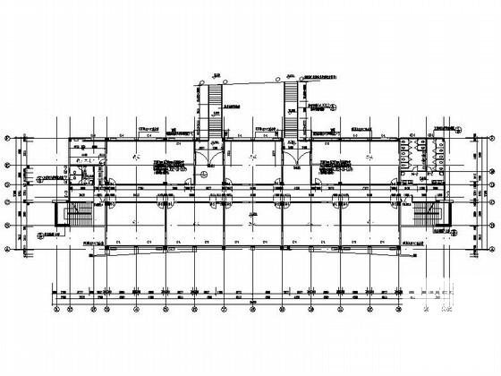 学校6层教学楼建筑施工CAD图纸(现代风格) - 3