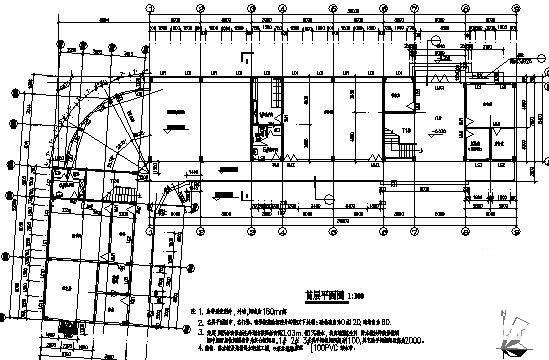 4层幼儿园建筑施工CAD图纸(卫生间详图) - 3