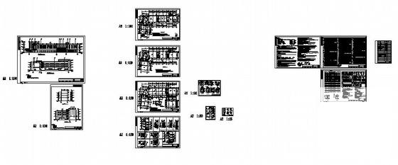 4层幼儿园建筑施工CAD图纸(卫生间详图) - 4