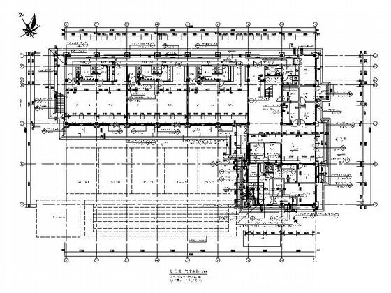 两层面砖外墙幼儿园建筑CAD施工图纸 - 3