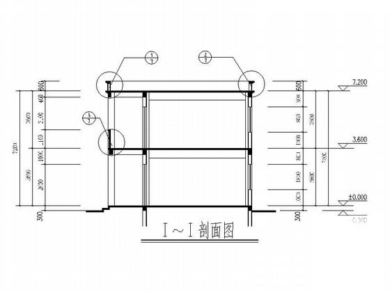 2层现代简洁6张建筑面积：1602平米中学实验楼及宿舍楼建筑施工CAD图纸(钢筋混凝土结构) - 2