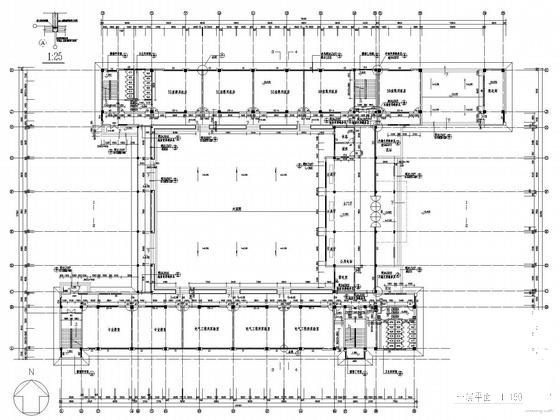 6层校区实验楼建筑施工CAD图纸(卫生间详图) - 3