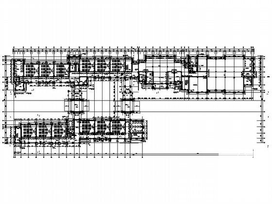 小学5层教学楼欧式建筑施工CAD图纸 - 3