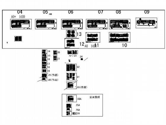 小学5层教学楼欧式建筑施工CAD图纸 - 5