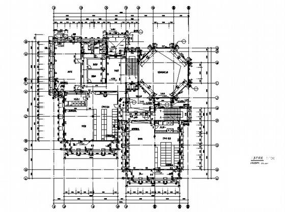 3层仿欧式小区配套幼儿园建筑施工套CAD图纸 - 2