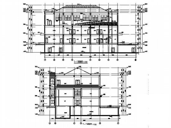 市级多层小学整套规划设计施工图（教学楼、风雨操场等2015年CAD图纸） - 2