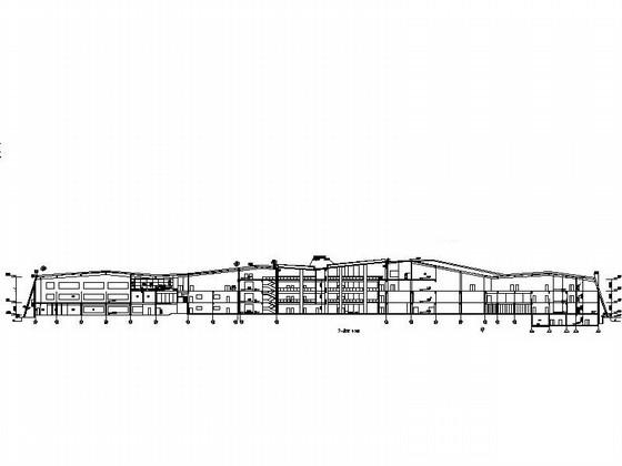 4层现代风格市级重点小学教学楼设计CAD施工图纸（知名设计院）(混凝土结构) - 2
