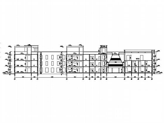 3层现代风格市级幼儿园教学楼设计CAD施工图纸 - 2