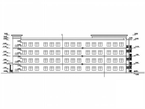 现代风格市级重点中学教学楼建筑设计CAD施工图纸 - 4