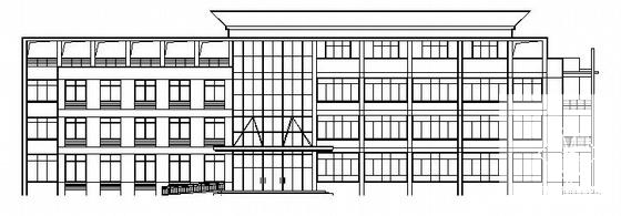 城市人民警察培训学校3层教学楼建筑施工CAD图纸(卫生间详图) - 1