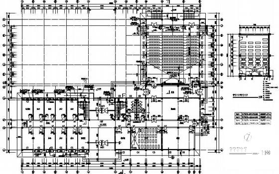 城市人民警察培训学校3层教学楼建筑施工CAD图纸(卫生间详图) - 3