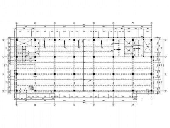 产业化基地4层框架厂房结构CAD施工图纸 - 1