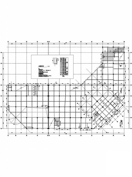 15层框架剪力墙带1层地下室商住楼结构CAD施工图纸(人工挖孔灌注桩) - 4