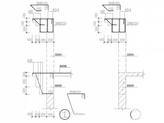 地下两层地上32层带裙房商住楼结构CAD施工图纸(空腹楼盖)(平面布置图) - 5