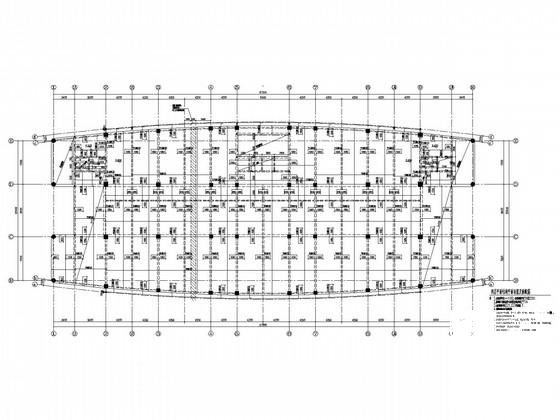 学术办公楼框架结构CAD施工图纸(静力压桩) - 2