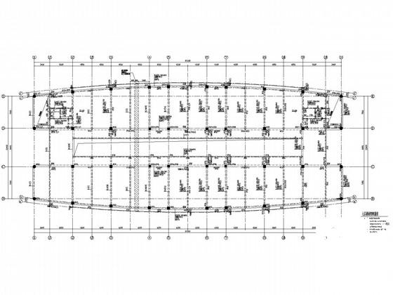 学术办公楼框架结构CAD施工图纸(静力压桩) - 4