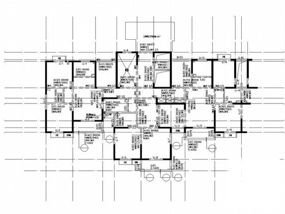 16层剪力墙结构公寓结构CAD施工图纸（地下两层车库） - 3