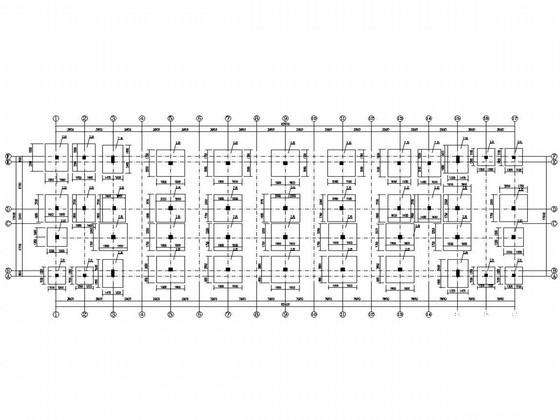 3层框架结构办公楼结构CAD施工图纸（独立基础） - 1