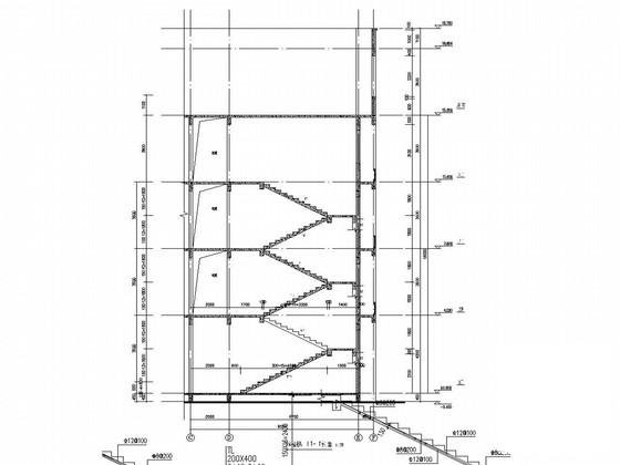 3层框架结构办公楼结构CAD施工图纸（独立基础） - 4