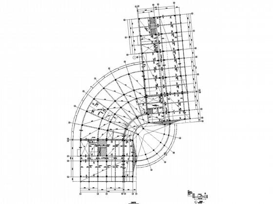 11层独立基础框架办公楼结构CAD施工图纸 - 3