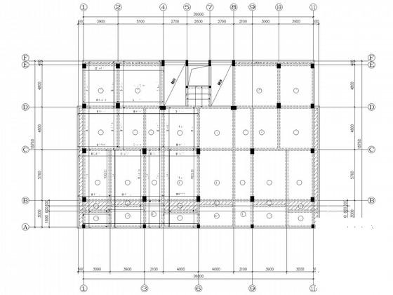 新农村街道办事处综合楼结构CAD施工图纸 - 1