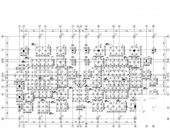 26层框架核心筒带地下室住宅楼结构CAD施工图纸（桩基础） - 5