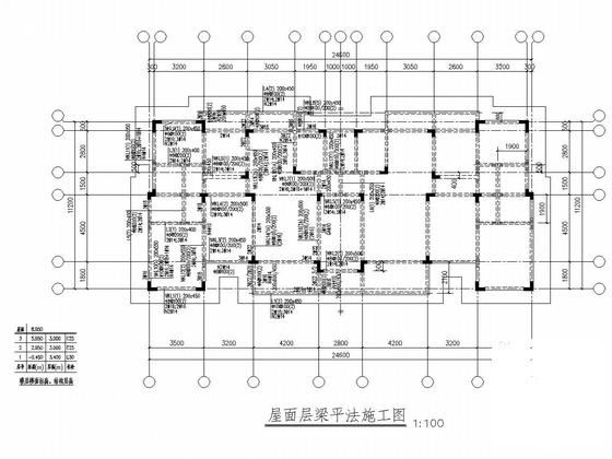 3层异形柱框架结构农村住宅楼结构CAD施工图纸 - 4