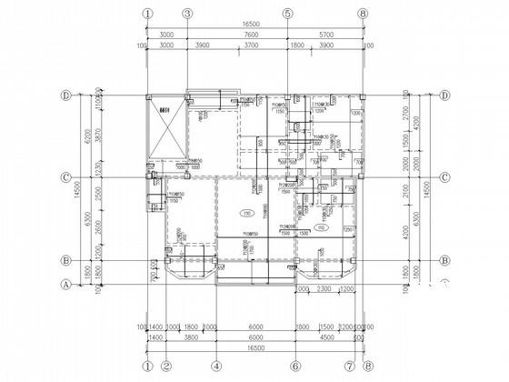 4层框架住宅楼结构CAD施工图纸(独立基础) - 3