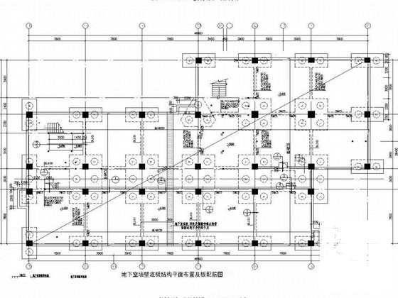 11层框架结构中医院门急诊综合楼结构CAD施工图纸（钻孔扩底灌注桩） - 2