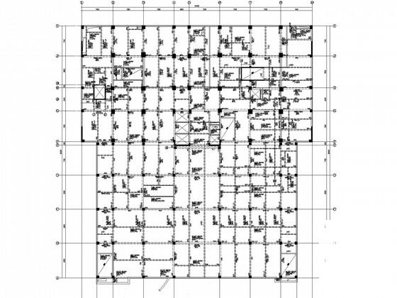 16层框剪医院业务综合楼结构CAD施工图纸（独立基础） - 1