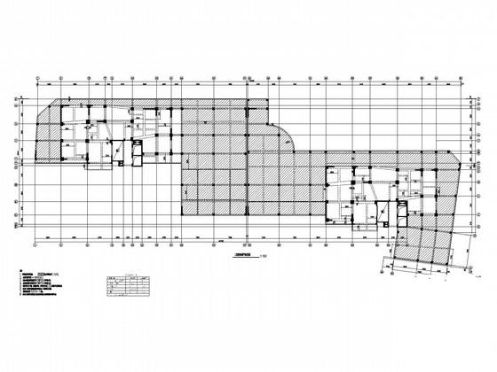 17层框剪住宅楼结构CAD施工图纸(CFG桩、平法) - 1