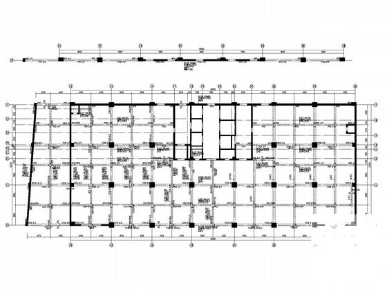 物流园两栋22层框剪配送中心结构CAD施工图纸 - 4