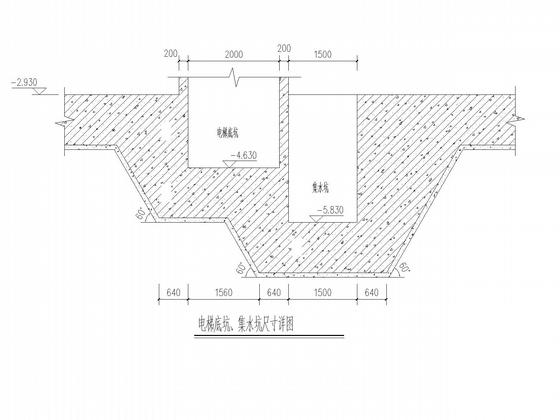 18层住宅楼底部3层商业加错层结构CAD施工图纸(CFG桩基)(平面布置图) - 5