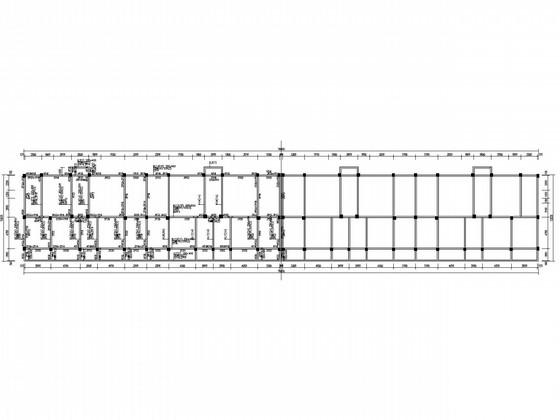 7层框架住宅楼结构CAD施工图纸(现浇板、独基)(平面布置图) - 3