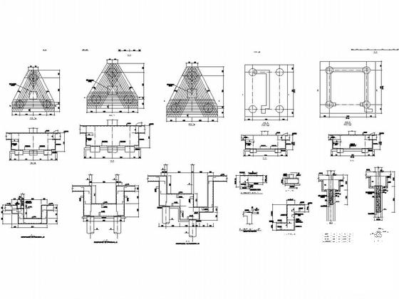 18层剪力墙结构高层住宅楼结构CAD施工图纸(预应力混凝土管桩) - 4