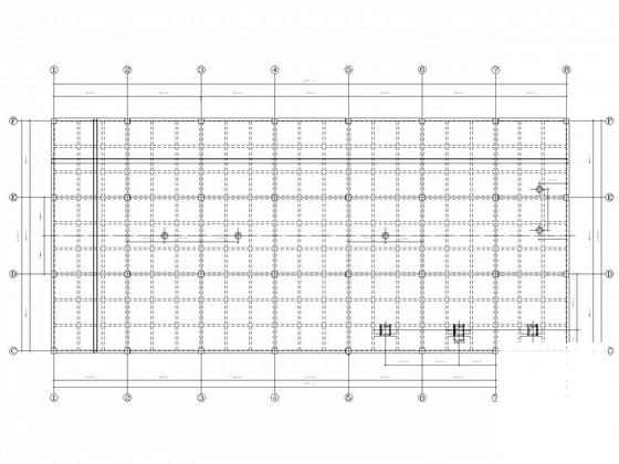 两层框架厂区工程结构CAD施工图纸(建施)(平面布置图) - 3