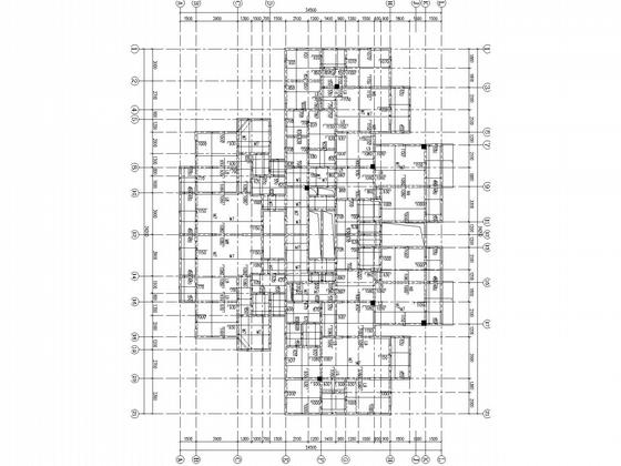 两层框架厂区工程结构CAD施工图纸(建施)(平面布置图) - 4