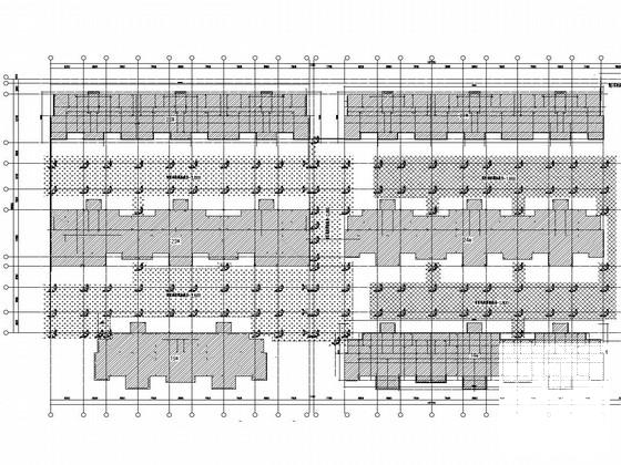现浇框架结构体系地下车库结构CAD施工图纸（建施） - 2