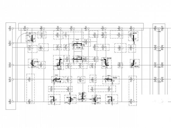 A级4栋联体18层框架剪力墙住宅楼结构CAD施工图纸(抗震设防类别) - 1