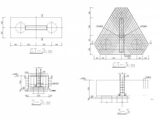 A级4栋联体18层框架剪力墙住宅楼结构CAD施工图纸(抗震设防类别) - 4