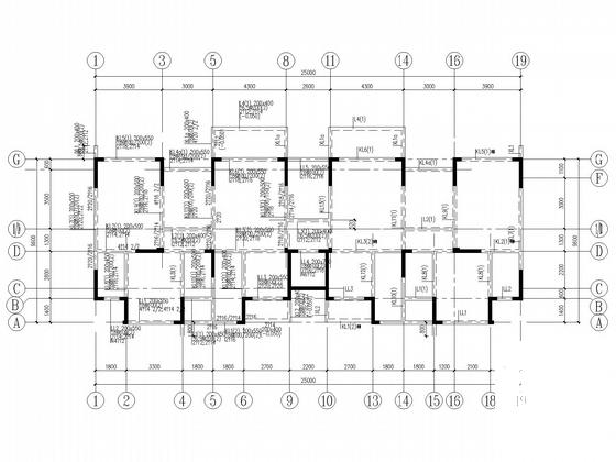震后建筑7层剪力墙住宅楼结构CAD施工图纸 - 4
