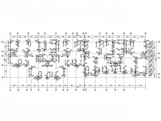 18层剪力墙住宅楼结构CAD施工图纸(素混凝土刚性复合地基)(基础梁配筋) - 1
