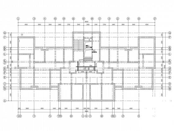 地上37层地下3层剪力墙住宅楼结构CAD施工图纸 - 3