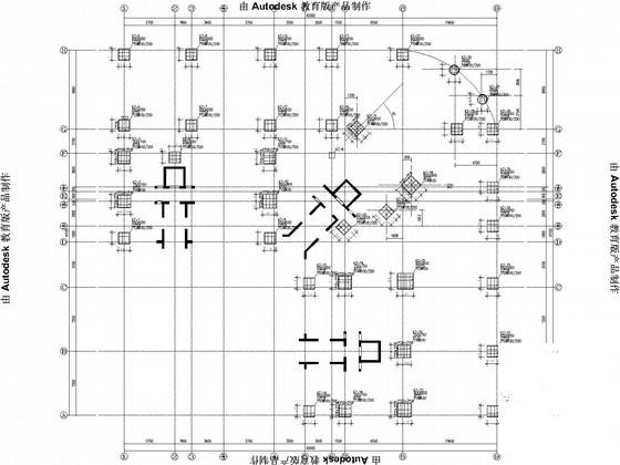 L型17层框剪住宅楼结构CAD施工图纸(筏板基础，6度设防) - 2