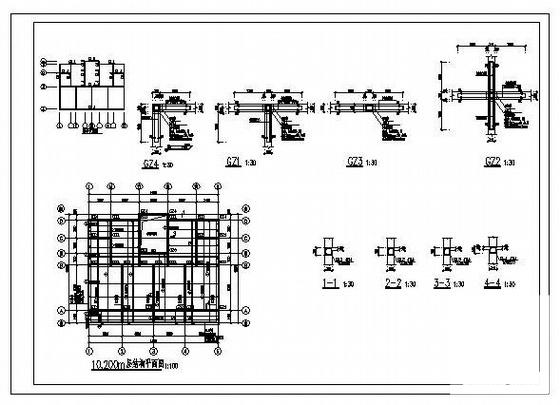 3层砌体结构民房结构图纸（砌体结构条形基础） - 3