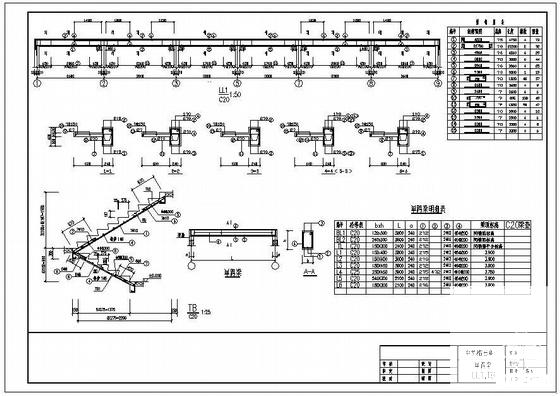 中学综合楼建筑结构图纸（砌体结构独立基础）(标准层平面图) - 3